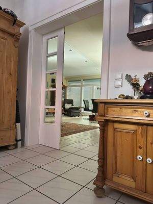 Der Blick in den Wohnbrereich