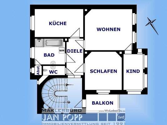 Grundriss Obergeschoss