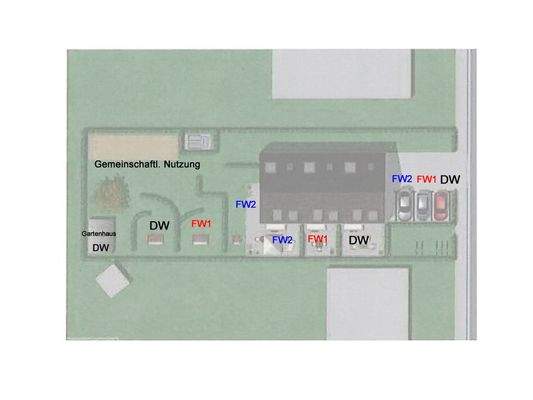 Grundstück-Aufteilung