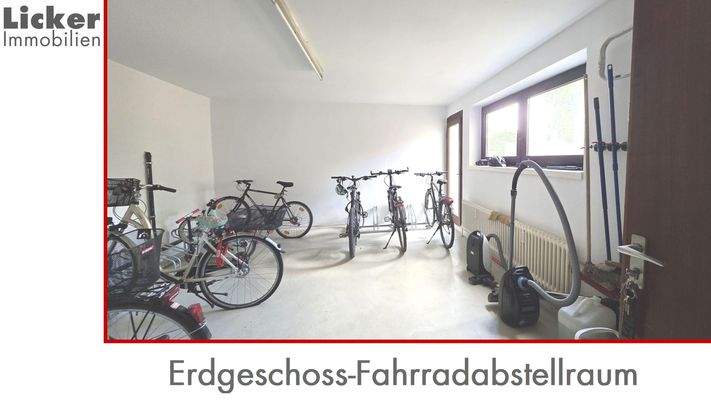 Erdgeschoss-Fahrradabstellraum