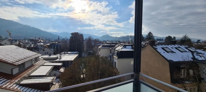 Panoramablick  Freiburg-Wiehre nach Günterstal, Schauinsland und Lorettoberg
