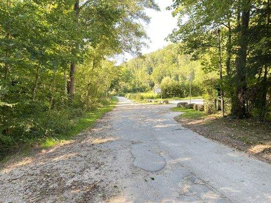 Waldzugang in unmittelbarer Nähe