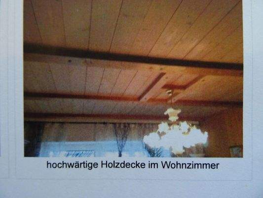 Holzdecke Wohnzimmer