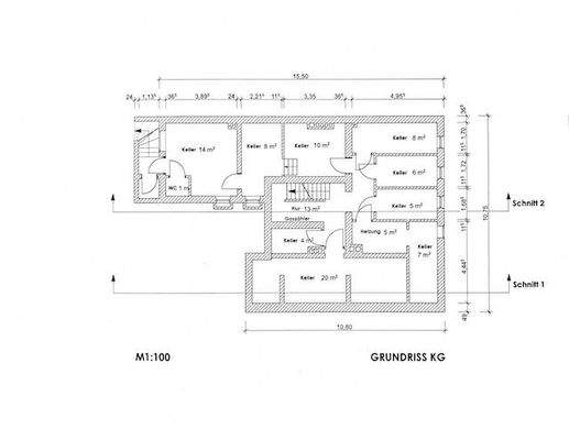 Grundriss Kellergschoss