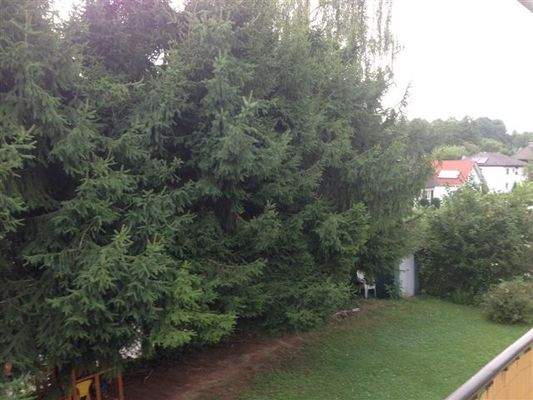 Ausblick Balkon