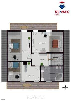 Grundriss Obergeschoss