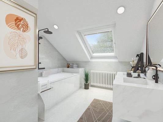 Tageslichtbadezimmer (virtual staging)