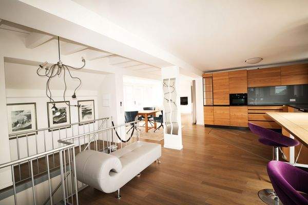 Blick zum Wohnbereich