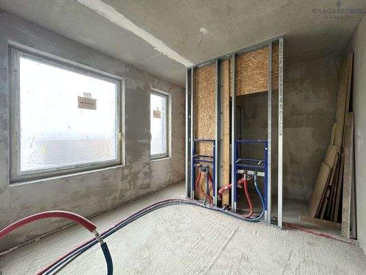 1. OG Badezimmer 2 - Rohbau