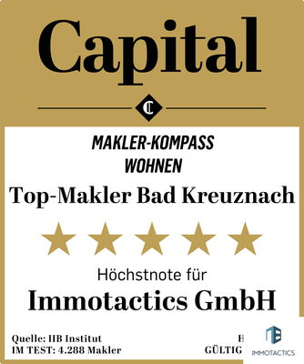 Siegel Wohnen 5 Sterne Immotactics GmbH