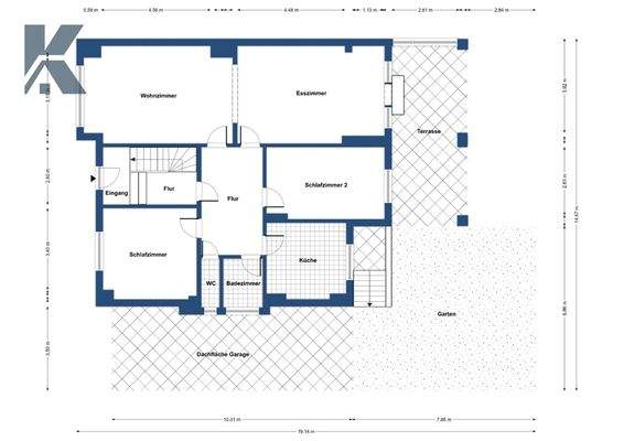 Erdgeschoss Kämpchensweg 14