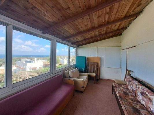 Kreta: Freistehendes Haus mit Meerblick in Plaka zu verkaufen