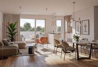 Visualisierung Wohen, Essen, Kochen Tageslicht