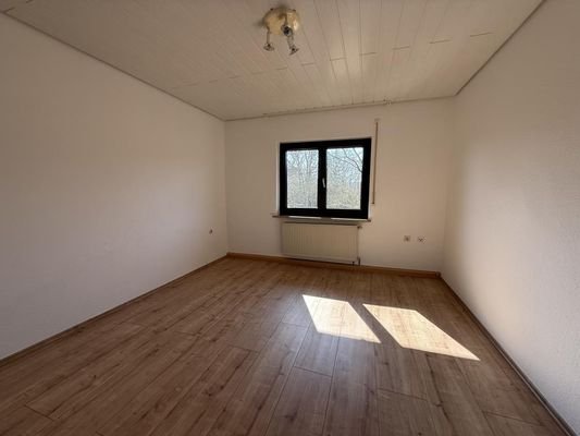 Das Schlafzimmer im Obergeschoss