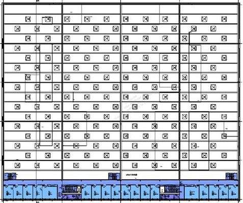Grundriss Halle A Obergeschoss