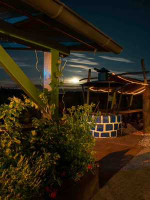 Außenbereich Sonnenuntergang