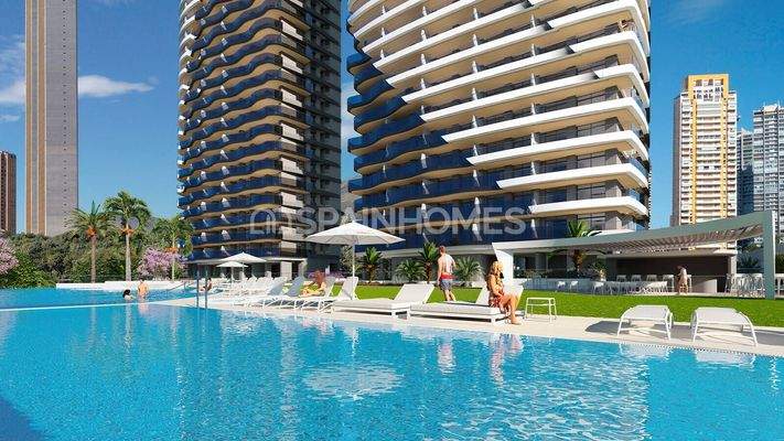 Tranquil Sea View Apartments in Benidorm Alicante
