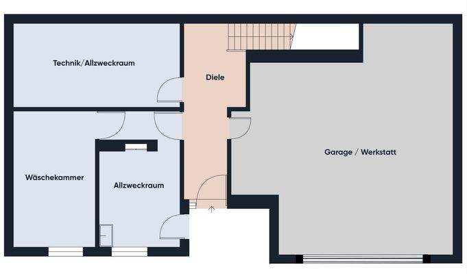 Grundriss ohne Maßstab / Erdgeschoss 