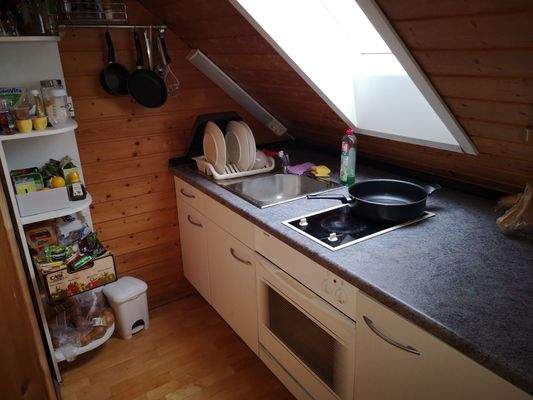Spitzboden Küche