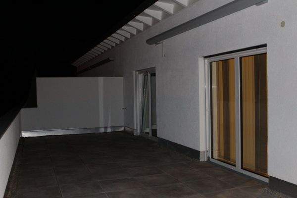 Dachterrasse bei Nacht