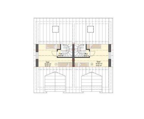 Grundriss Spitzboden