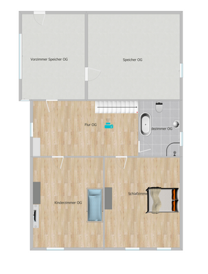 Grundriss Obergeschoss