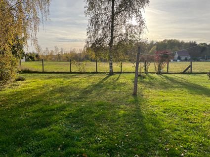 Blick vom Grundstück