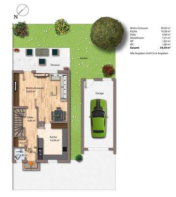 Grundriss Erdgeschoss