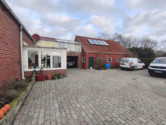 Ansicht Stellplätze Werkstatt