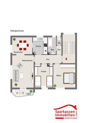 Grundriss Obergeschoss