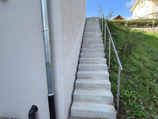 Treppen zum Wohnungseingang