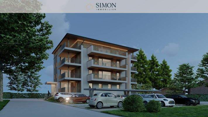 Außenansicht bei Nacht