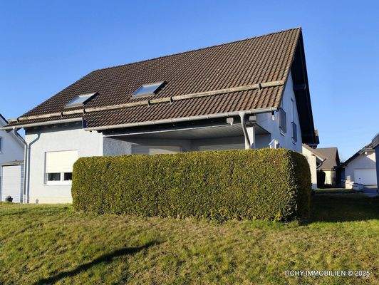 Terrasse mit natürlichem Sichtschutz