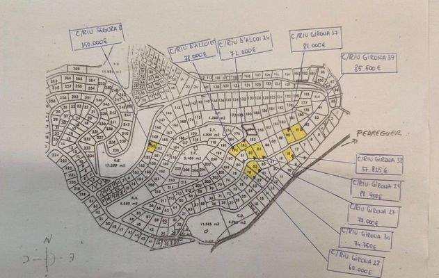 Lageplan Grundstücke