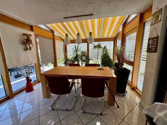 Wintergarten Beschattung möglich 