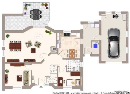 Erdgeschoss - Exposéplan - Skizze