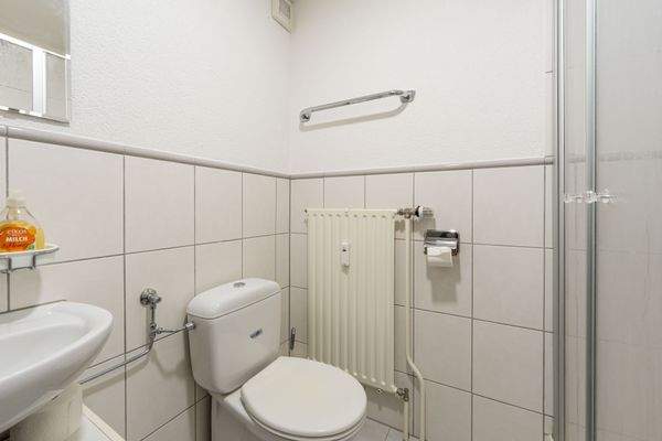 Gäste-WC mit Dusche im EG