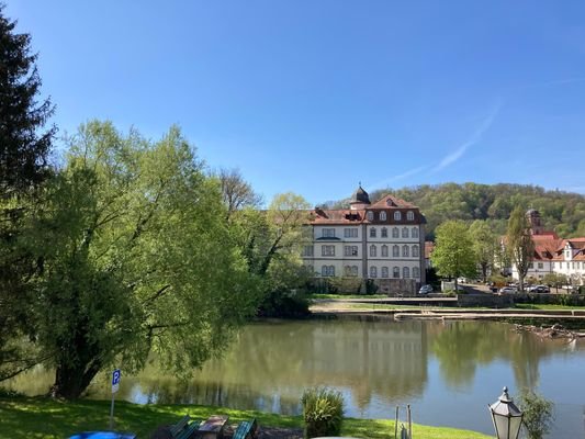 Blick vom Balkon