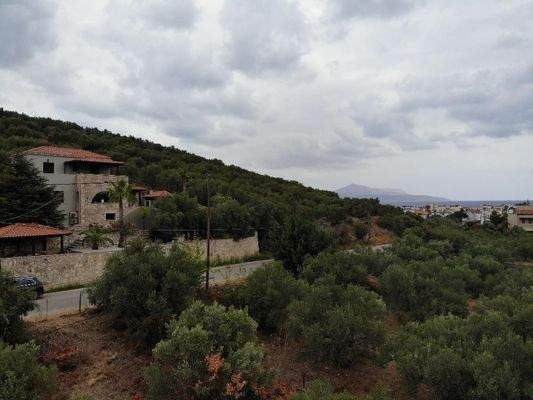 Kreta, Almyrida: Neubau-Projekt! Moderne Villa mit Meer- und Bergblick zu verkaufen