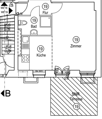 Grundriss WE19