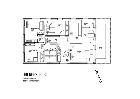 Grundriss Obergeschoss