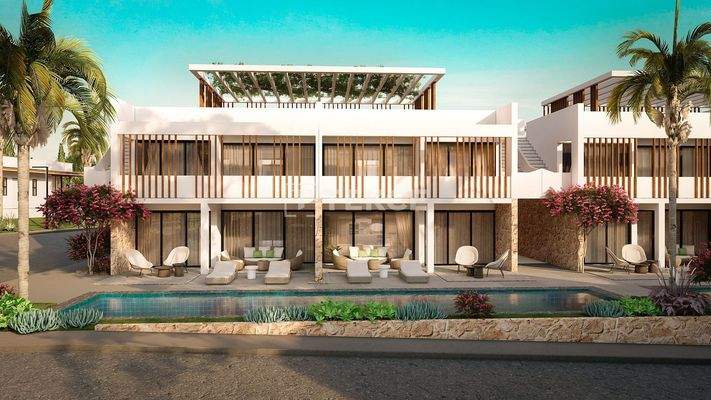 Seafront Flats for Sale in a Developed Complex in Tatlısu