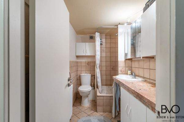 Duschbad im Kellergeschoss