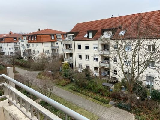 Aussicht vom Balkon