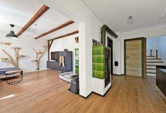 Kachelofen, Wohnzimmer