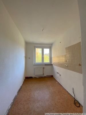 Ansicht einer weiteren Küche ohne Mobilar