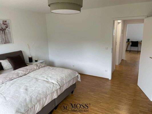 Musterhaus - Schlafzimmer Perspektive