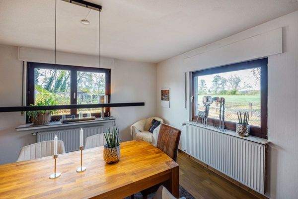 Ausblick vom Esszimmer