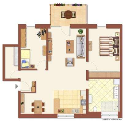 Moderne 3-Zimmer-Wohnung