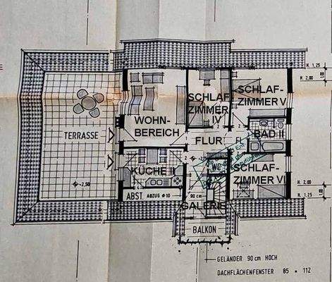 Grundriss Dachgeschoss 